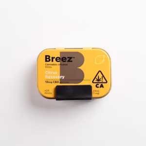 CITRUS RECOVERY-CANNABIS INFUSED MINTS-200mg-Breez